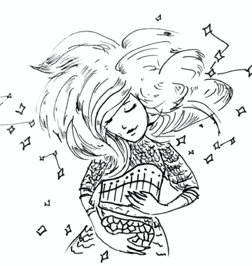 Bjork Drawing